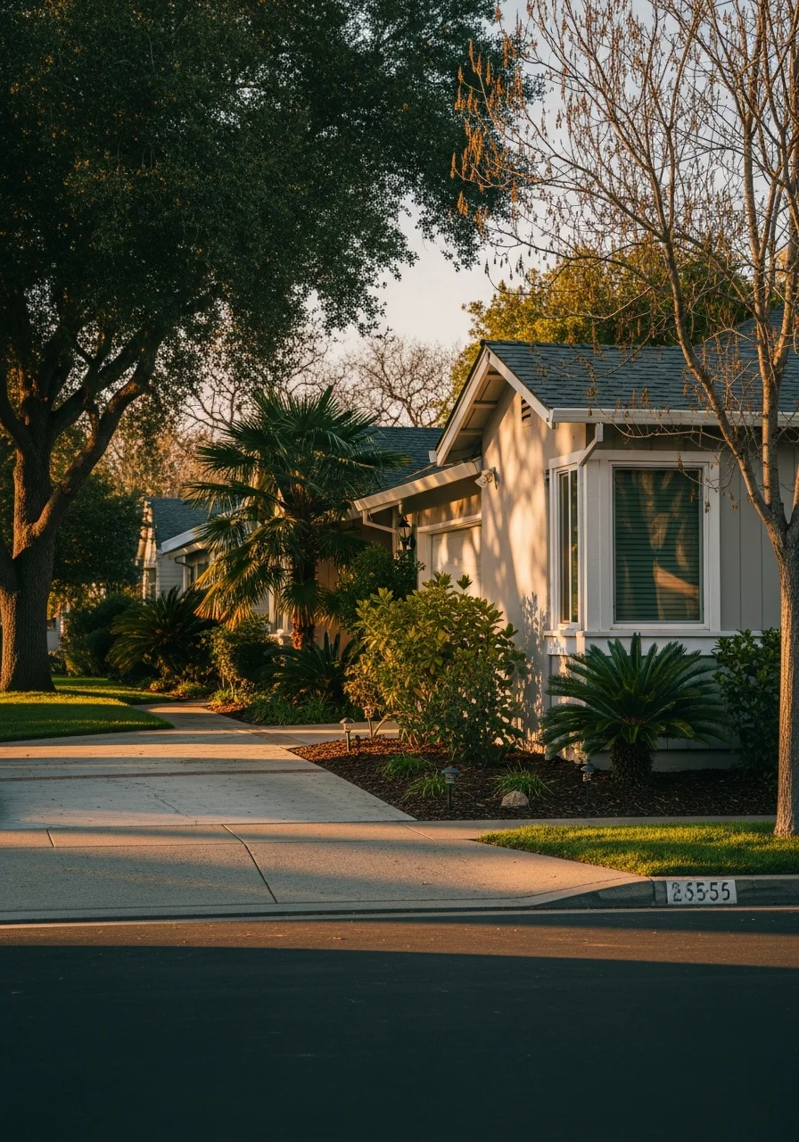 Arden-Arcade home exterior with driveway and yard visible.
